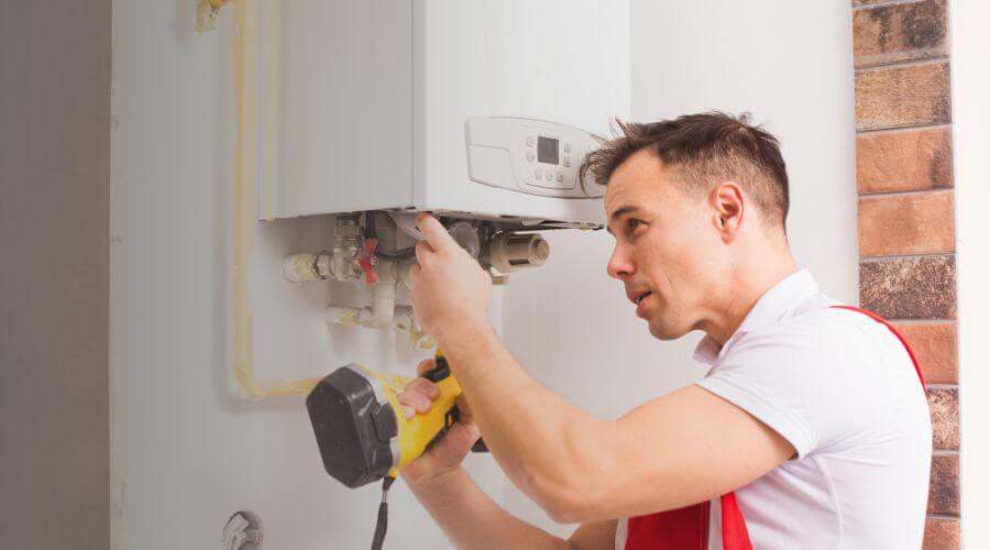 Local tankless water heater installation in Panora, IA